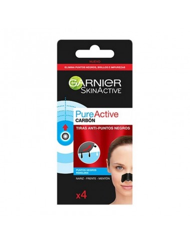 Bandes de Nettoyage  Pores Pure Active Carbon Garnier (4 uds)