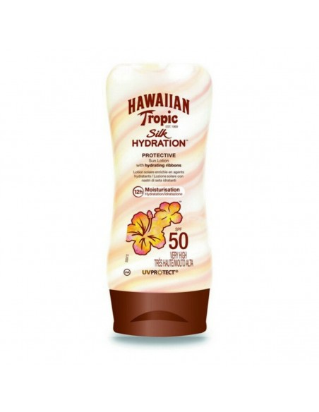 Loción Solar Silk Hawaiian Tropic Spf 50+ (180 ml) 50 (180 ml)