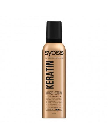 Espuma Moldeadora Keratin Syoss (250 ml)