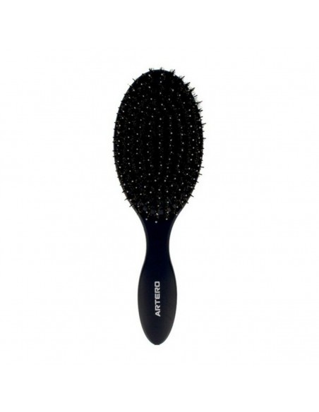 Detangling Hairbrush Oval Graphite Artero Black