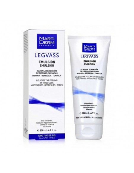 Lozione Corpo Gambe Stanche Legvass Martiderm (200 ml)