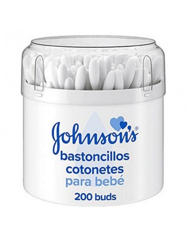 Bastoncillos de Algodón Baby Johnson's (200 pcs)