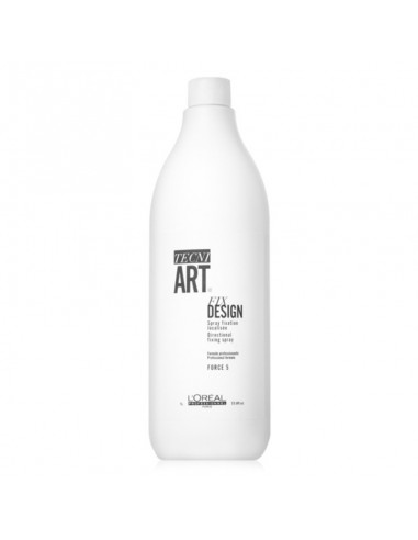 Laque de Fixation Forte L'Oreal Professionnel Paris Tecno Art Force 5 (1000 ml)