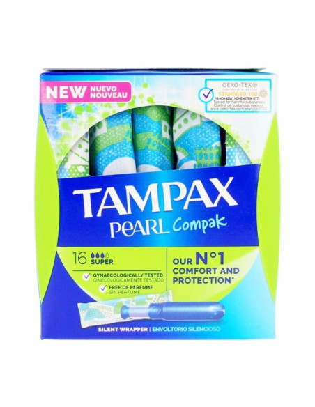 Assorbenti Interni Super Pearl Tampax (18 uds)