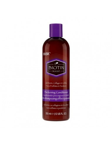 Après-shampooing pour cheveux fins Biotin Boost HASK (355 ml)