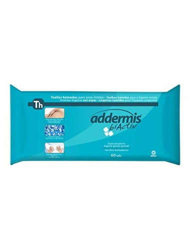 Lingettes imprégnées ADDERMIS BIACTIV Indasec 889-0760 (60 uds) (60 uds)