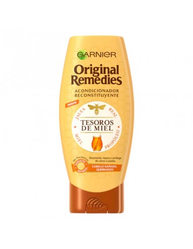 Après-shampooing ORIGINAL REMEDIES tesoros de miel Garnier (250 ml)