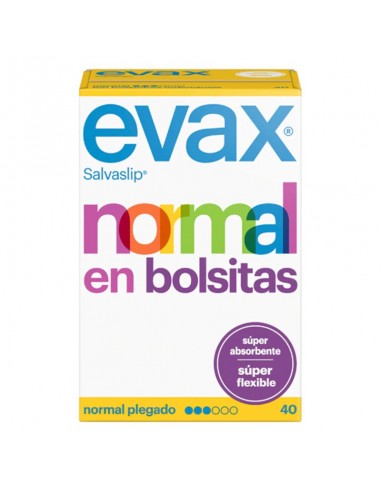 Normal panty liner Evax (40 uds)