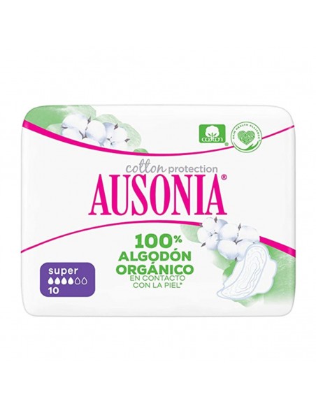 Assorbenti Super con Ali ORGANIC Ausonia (10 uds)