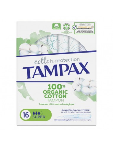 Super Tampons ORGANIC Tampax (16 uds)