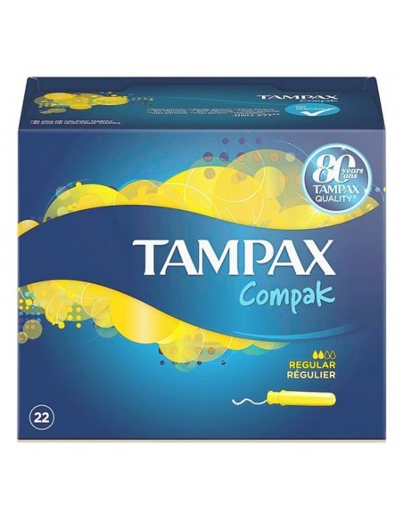 Tampons Réguliers COMPAK Tampax (22 uds)