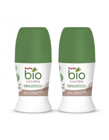 Déodorant Roll-On BIO NATURAL 0% INVISIBLE Byly BF-8411104045187_Vendor (2 pcs) (50 ml)