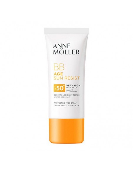 Crème Hydratante pour le Visage Âge Sun Rerist BB Cream Anne Möller (50 ml) SPF	50+