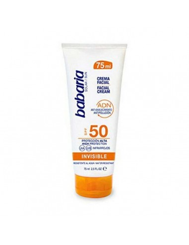 Gezichtszonnecrème SOLAR ADN INVISIBLE Babaria Spf 50 (75 ml) (Uniseks