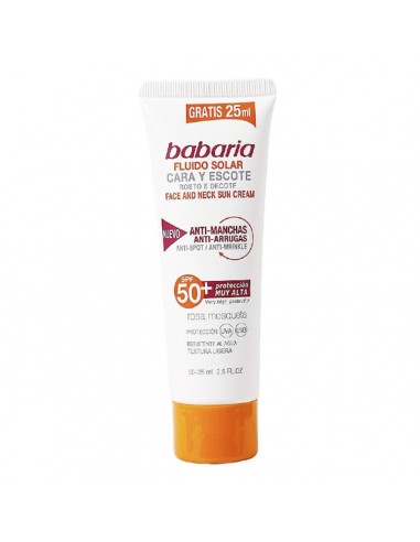 Écran solaire visage SOLAR ADN SENSITIVE Babaria Spf 50 (75 ml) (Unisexe) (75 ml)