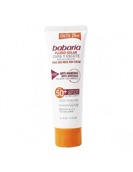 Écran solaire visage SOLAR ADN SENSITIVE Babaria Spf 50 (75 ml) (Unisexe) (75 ml)