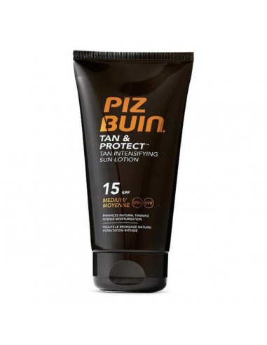 Loción Solar Piz Buin Tan & Protect SPF 15 (150 ml) (150 ml)