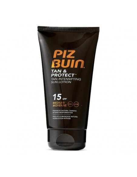 Loción Solar Piz Buin Tan & Protect SPF 15 (150 ml) (150 ml)