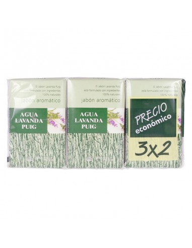 Jabón de Manos Agua Lavanda Puig Agua Lavanda (3 pcs)