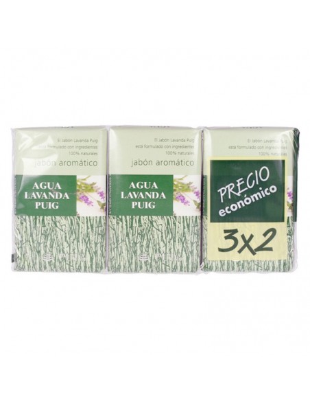 Jabón de Manos Agua Lavanda Puig Agua Lavanda (3 pcs)