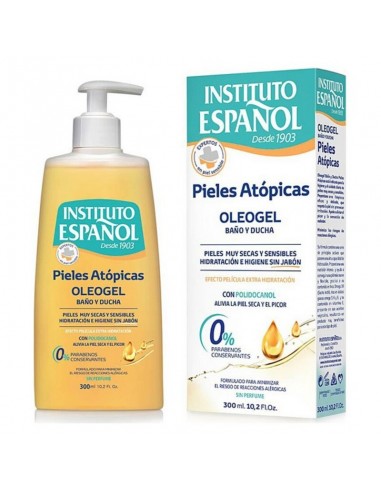 Gel de douche Pieles Atópicas Oleogel Instituto Español (300 ml)