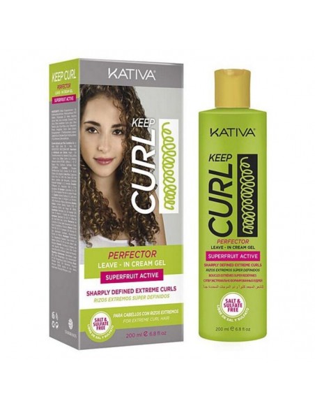 Crème pour Définir les Boucles Kativa Keep Curl (200 ml)