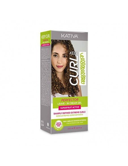 Crème pour Définir les Boucles Kativa Keep Curl (200 ml)