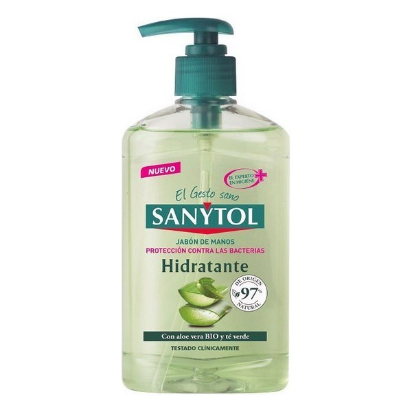 Handseife mit Spender Antibacterias Sanytol (250 ml)