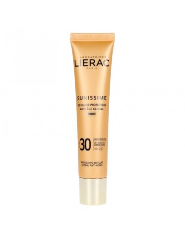 Crème Hydratante avec Couleur Lierac Sunissime BB SPF 30 Doré (40 ml)