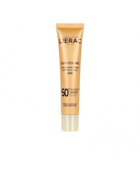 Feuchtigkeitscreme mit Farbe Lierac Sunissime BB Spf 50+ Doré (40 ml)