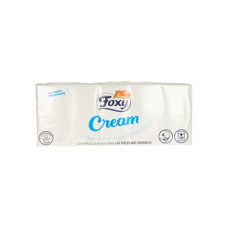 Fazzoletti di Carta Cream Foxy (10 x 9 uds)