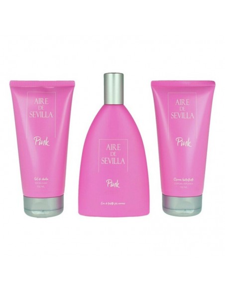 Parfumset voor Dames Pink Aire Sevilla EDT (3 pcs) (3 pcs)