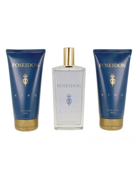 Cofanetto Profumo Uomo The King Poseidon EDT (3 pcs) (3 pcs)