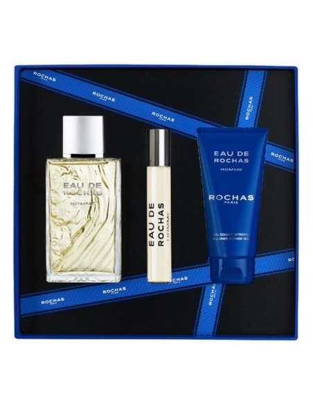 Set mit Herrenparfum Eau de Rochas Homme Rochas EDT (3 pcs)