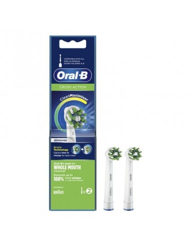 Tête de rechange Cross Action Oral-B (2 Pièces)