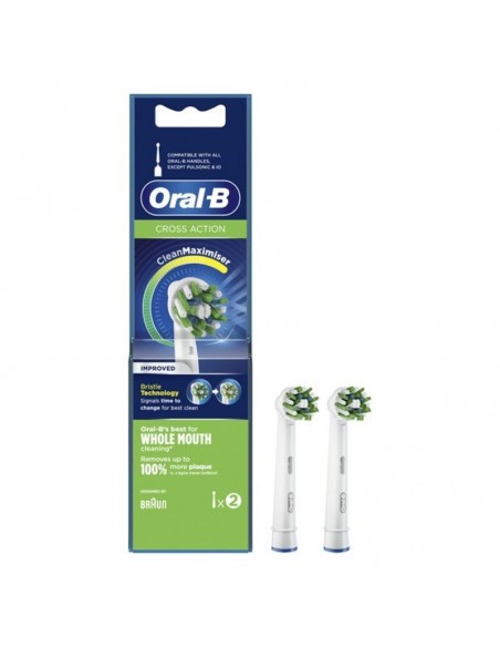 Tête de rechange Cross Action Oral-B (2 Pièces)