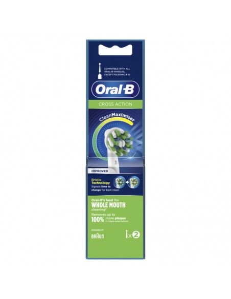 Tête de rechange Cross Action Oral-B (2 Pièces)