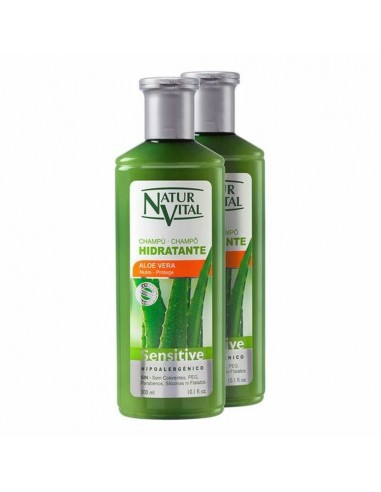 Shampooing hydratant Sensitive Naturvital (2 x 300 ml)