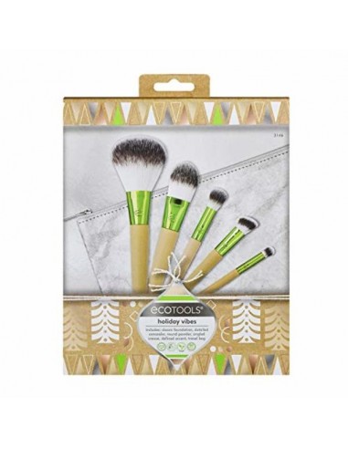 Set de Brochas de Maquillaje Holiday Vibes Ecotools (6 pcs)