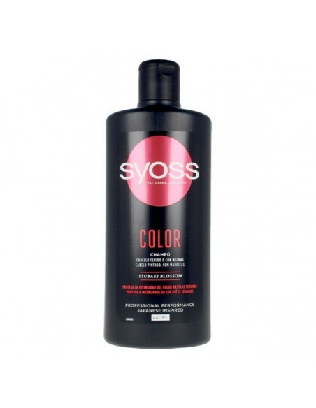 Shampoo for Coloured Hair Color Tech Syoss (440 ml)