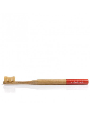 Toothbrush Naturbrush Bamboo Biodegradable Red (1 Piece)