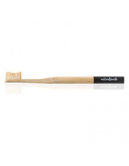 Brosse à Dents Naturbrush Noir Biodégradable Bambou (1 Pièce)