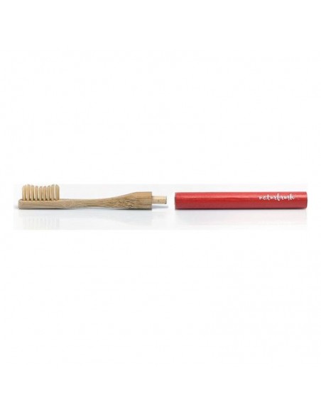 Brosse à Dents Headless Naturbrush Rouge (1 Pièce)