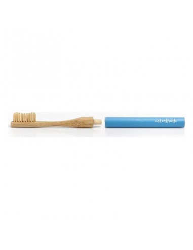 Brosse à Dents Headless Naturbrush Bleu (1 Pièce)