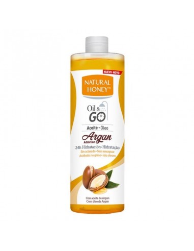 Olio Corpo Oil & Go Natural Honey Idratante Argan (300 ml)