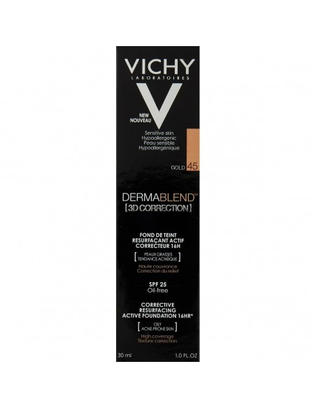 Base de maquillage liquide Vichy Dermablend 3D Correction 45-gold (30 ml)