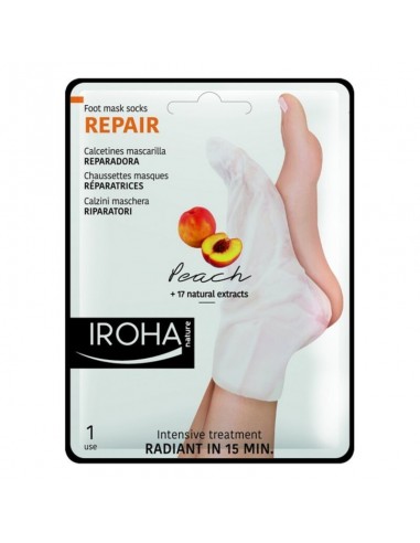 Calcetines Hidratantes Repair Peach Iroha (2 Piezas)