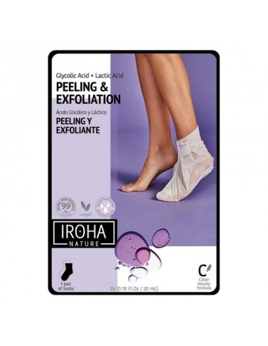 Chaussettes Hydratantes Peeling and Exfoliation Lavender Iroha (2 Pièces)