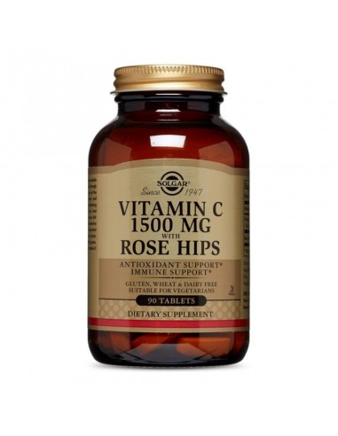 Capsules Solgar Rose Hips C (90 uds)