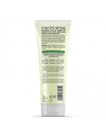 Gel pour le bain hydratant à l'aloe vera Dr.Organic (200 ml)